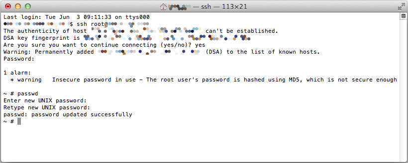 Reset admin password mac os